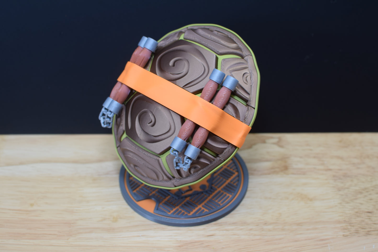 Ninja Turtles Shell Desktop Accessory Display – TMNT Inspired Collectible