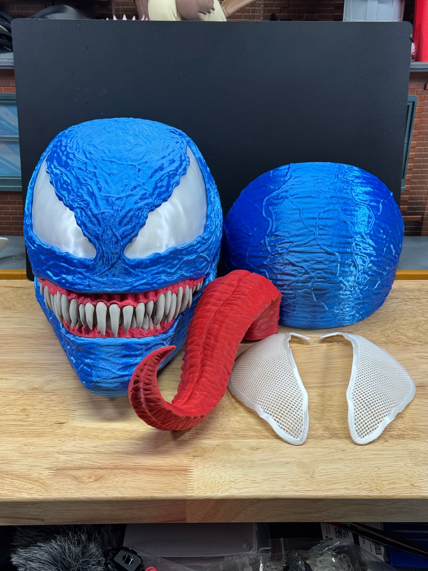 Venom Movie Inspired Helmet - 3D Printed
