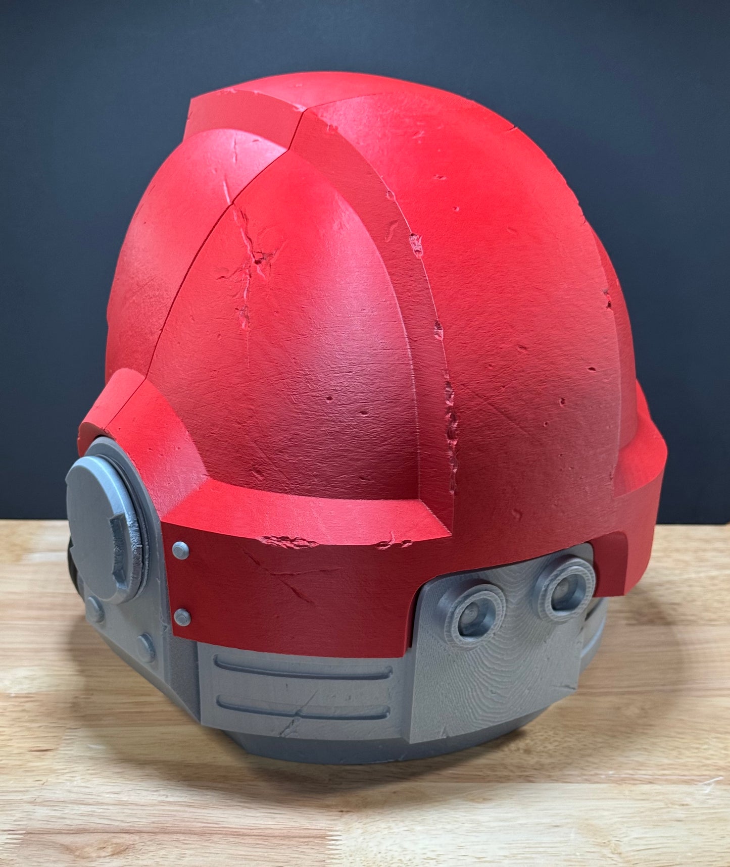 Space Marine Inspired Textured Helmet 3D Printed Cosplay