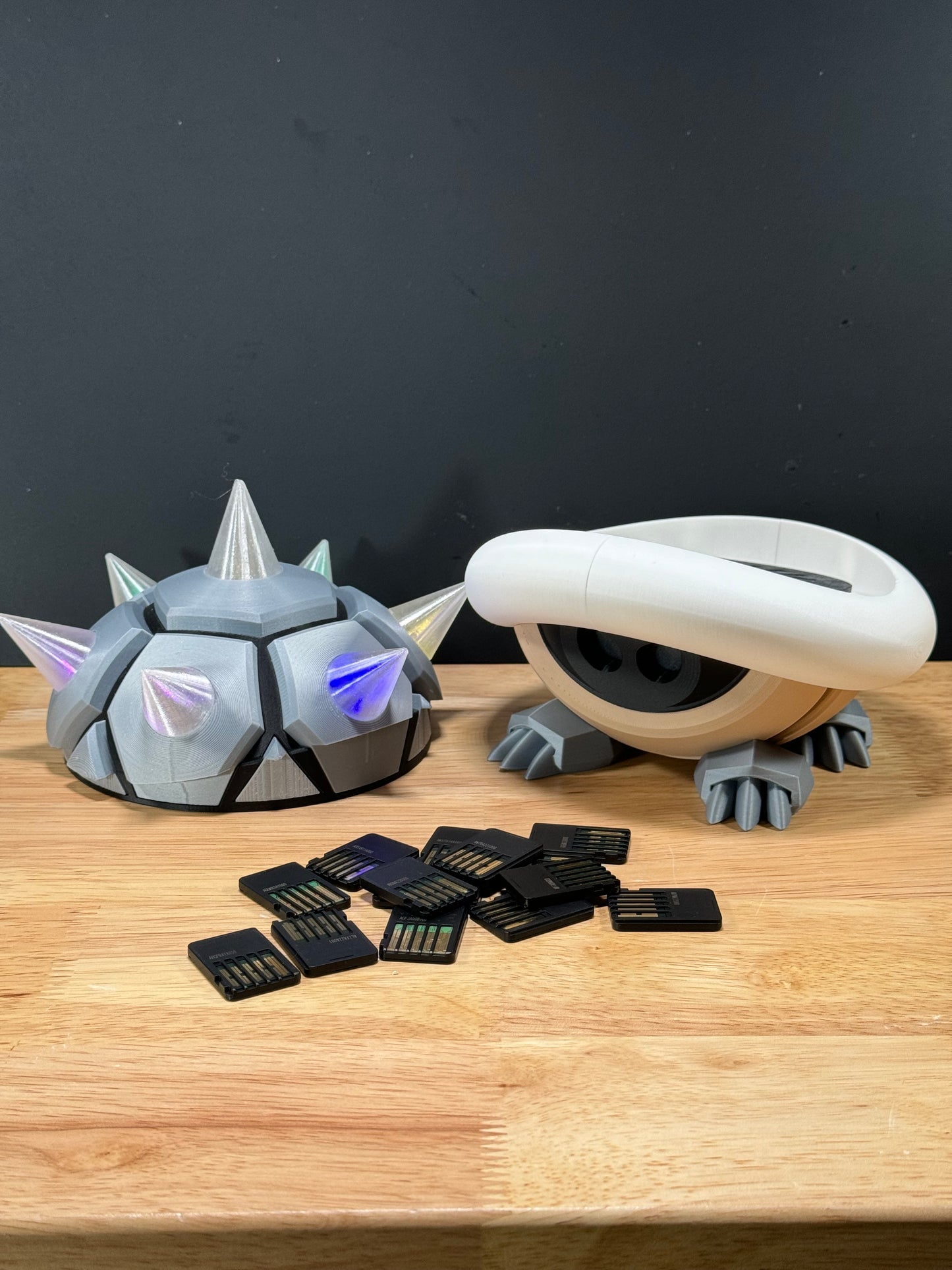 Bony Beetle Switch Video Game Container Holder & Controller Stand - Multi-functional Storage and Display for Nintendo Switch Games and Controllers
