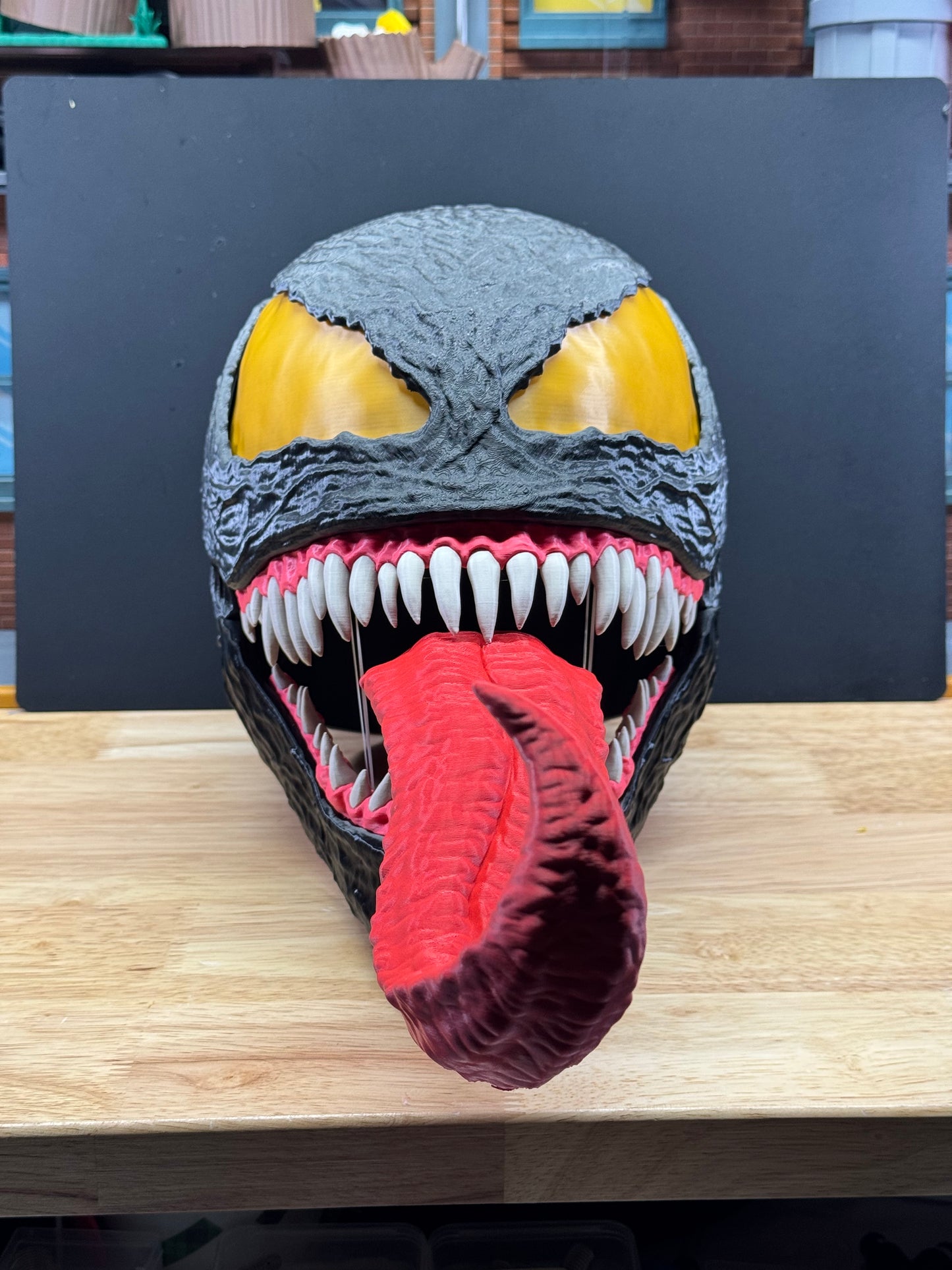 Venom Movie Inspired Helmet - 3D Printed