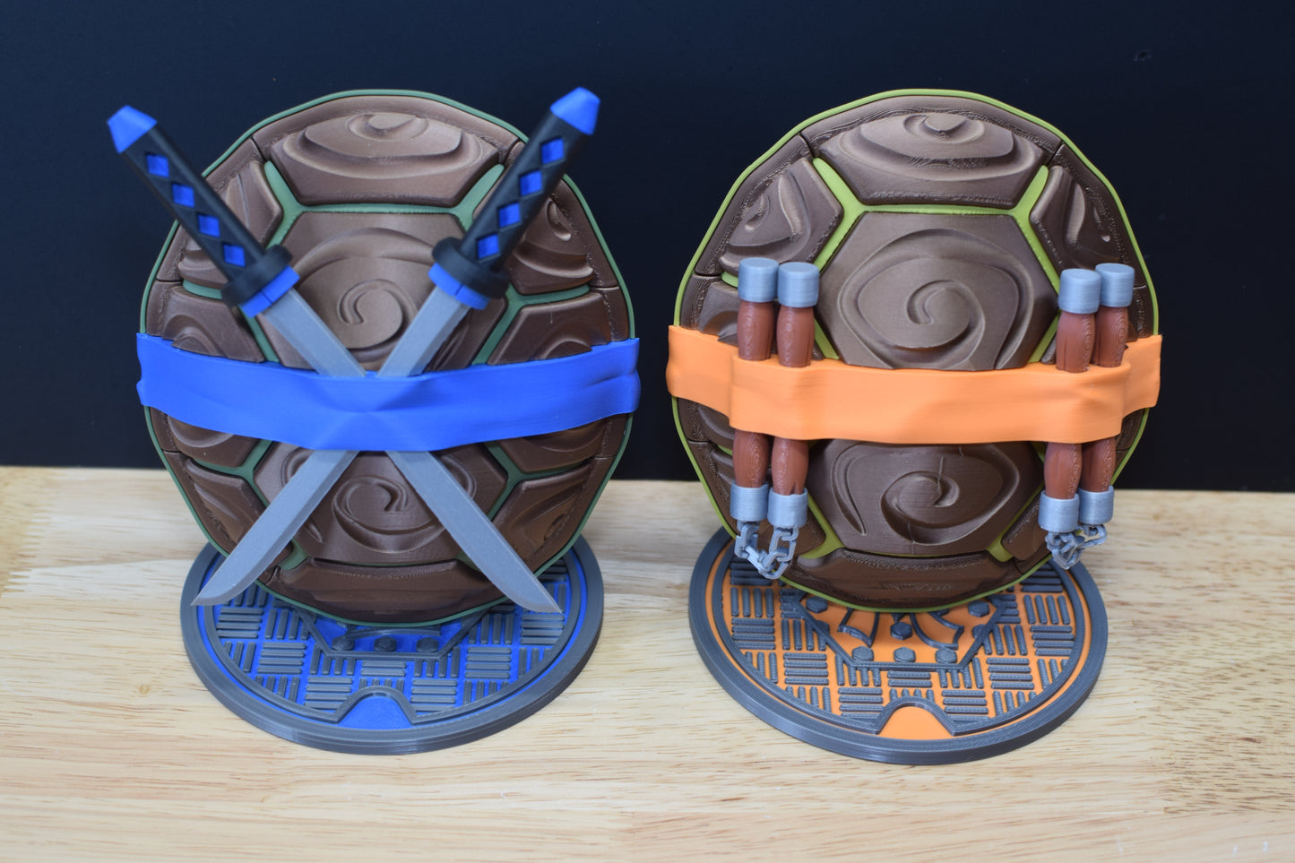 Ninja Turtles Shell Desktop Accessory Display – TMNT Inspired Collectible