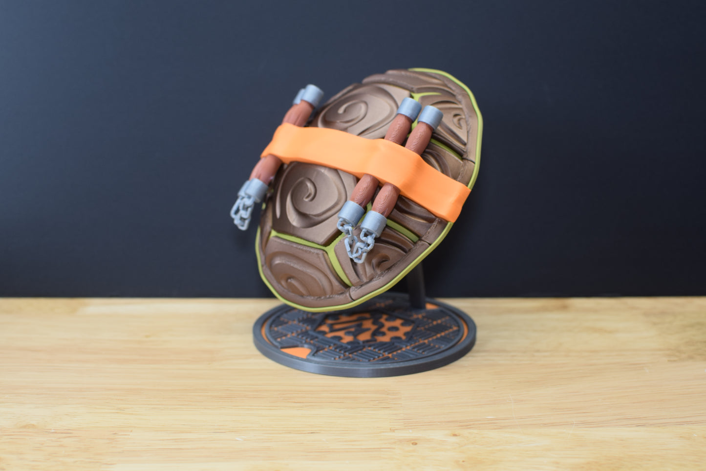 Ninja Turtles Shell Desktop Accessory Display – TMNT Inspired Collectible