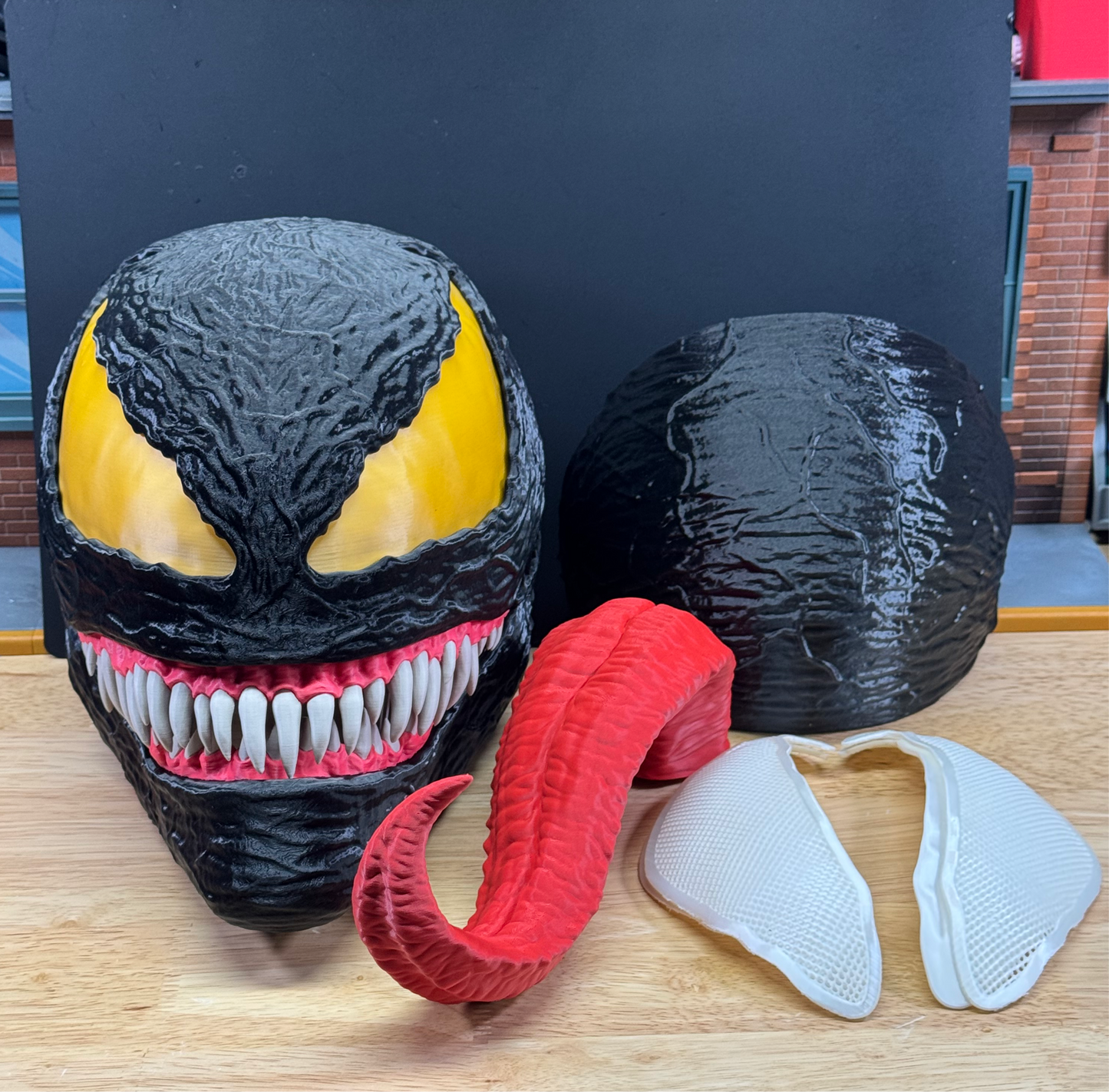 Venom Movie Inspired Helmet - 3D Printed