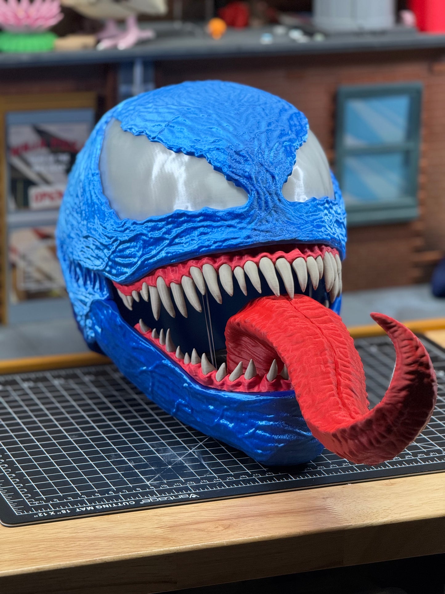 Venom Movie Inspired Helmet - 3D Printed