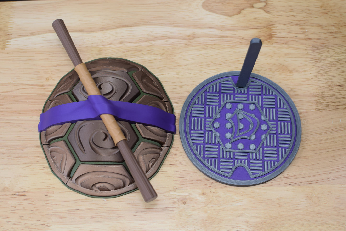 Ninja Turtles Shell Desktop Accessory Display – TMNT Inspired Collectible