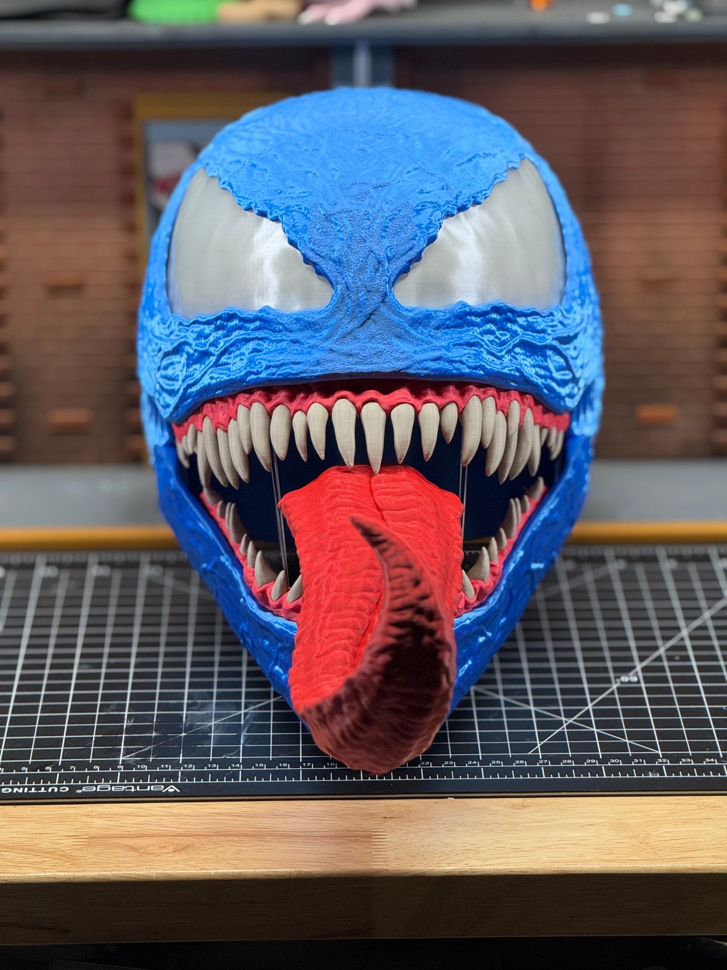 Venom Movie Inspired Helmet - 3D Printed