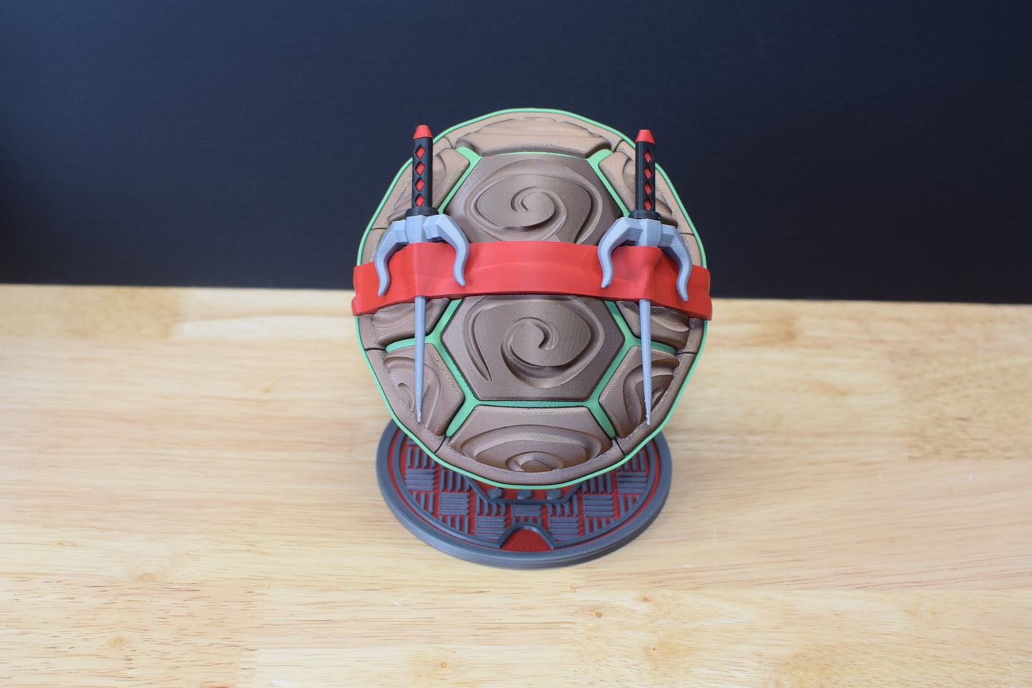 Ninja Turtles Shell Desktop Accessory Display – TMNT Inspired Collectible