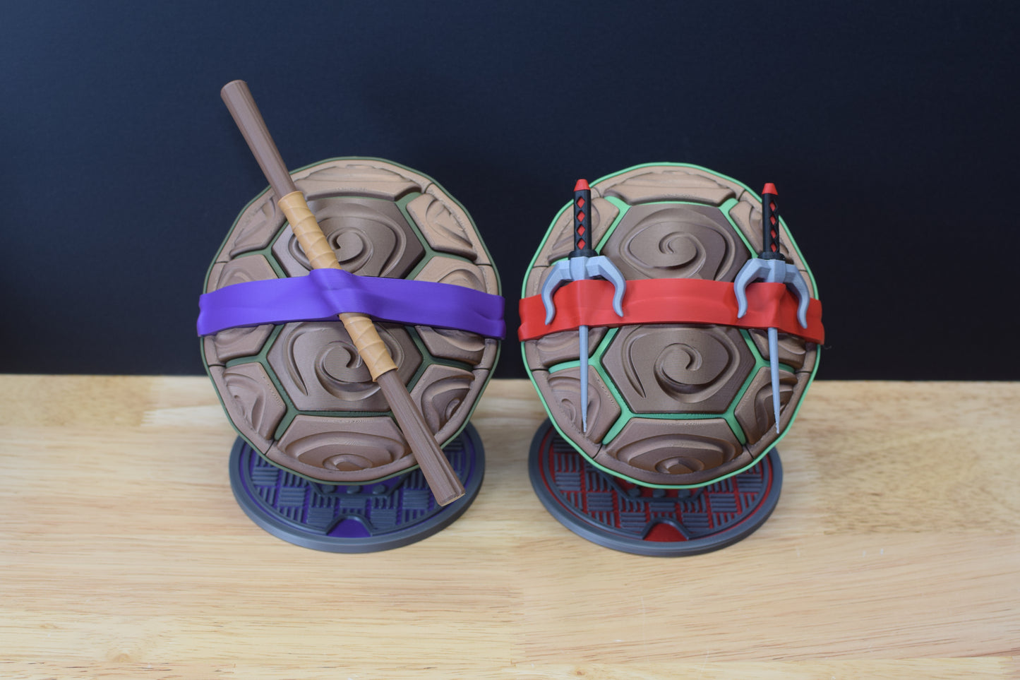 Ninja Turtles Shell Desktop Accessory Display – TMNT Inspired Collectible
