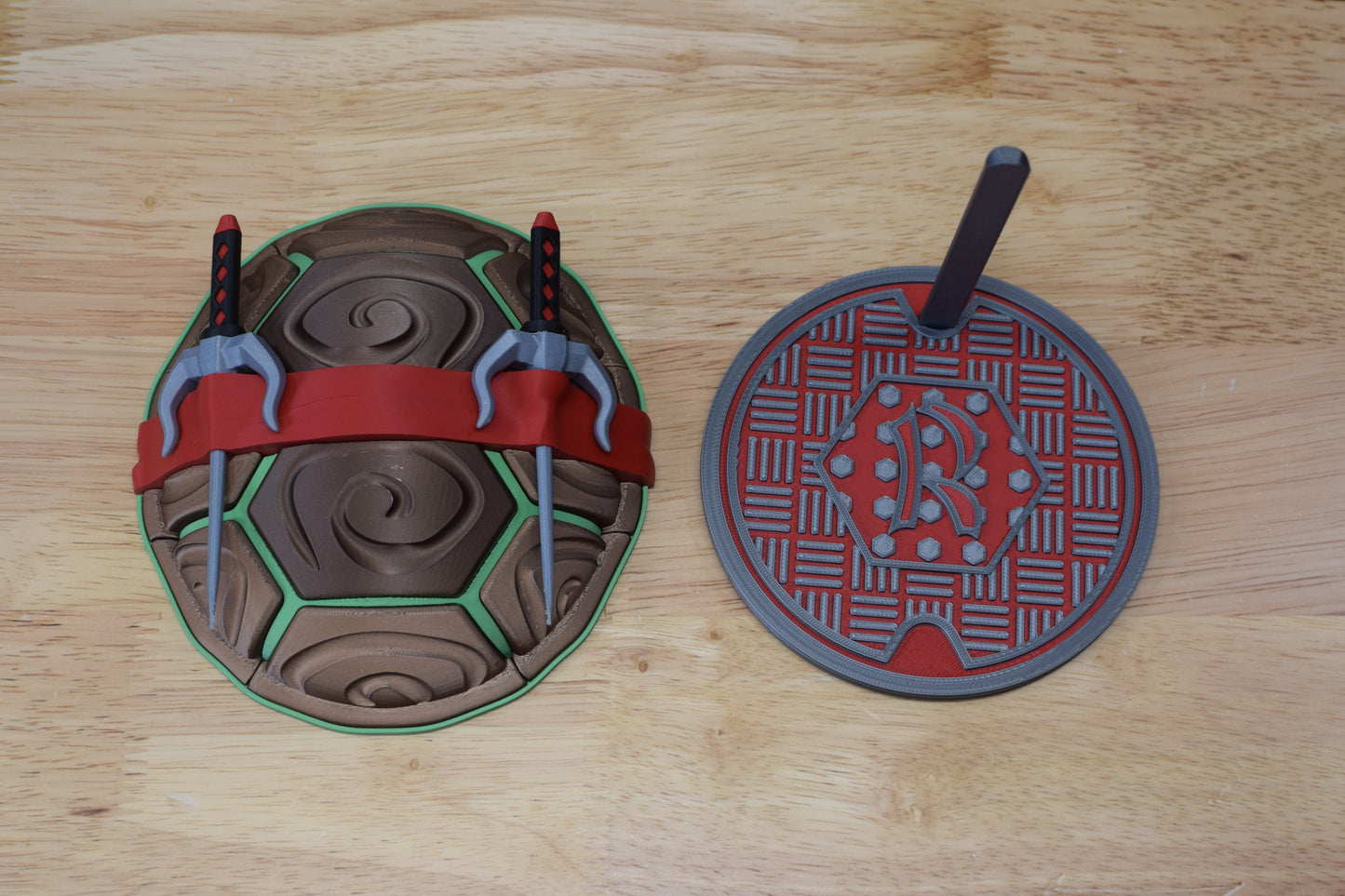 Ninja Turtles Shell Desktop Accessory Display – TMNT Inspired Collectible