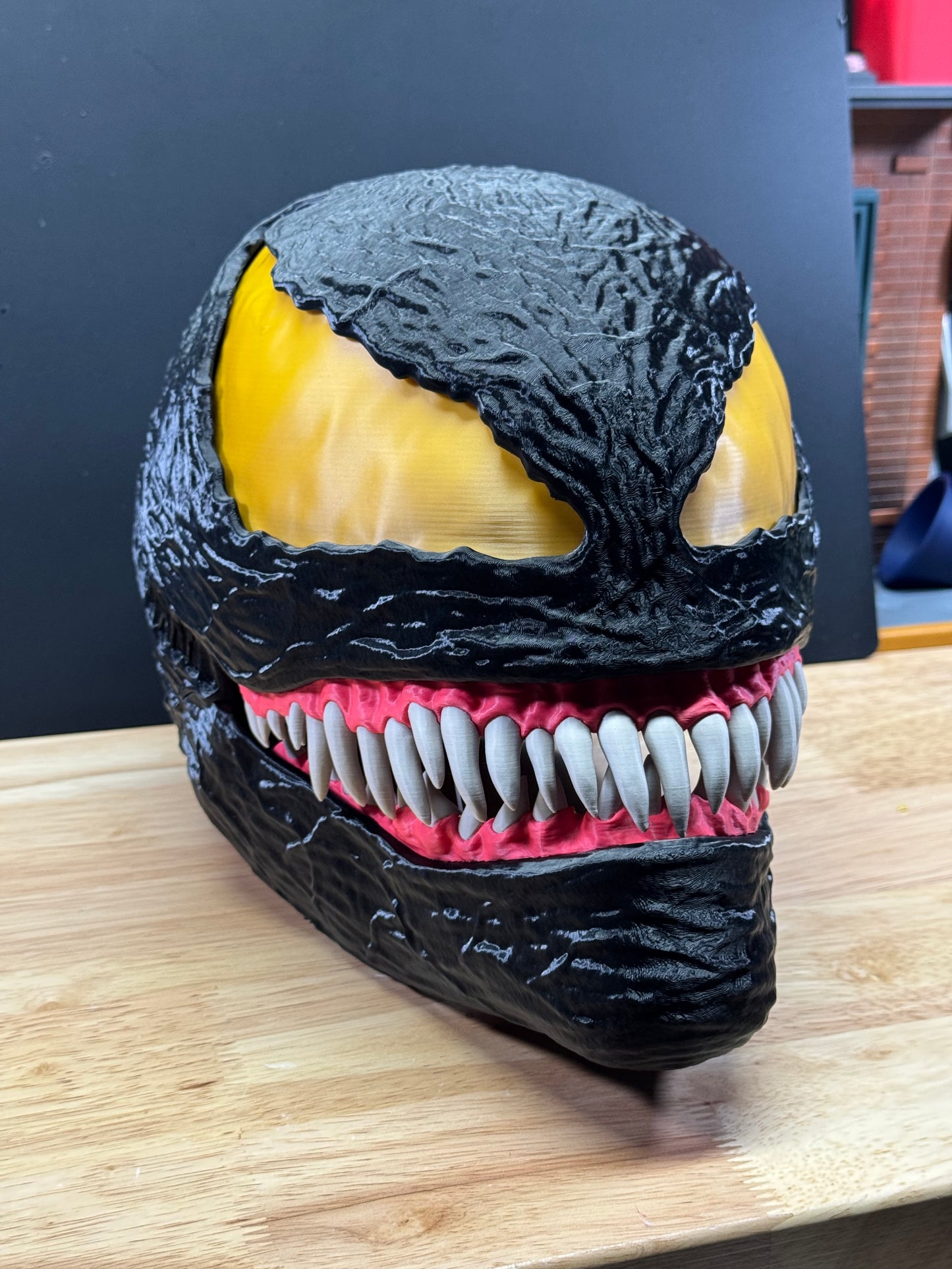 Venom Movie Inspired Helmet - 3D Printed