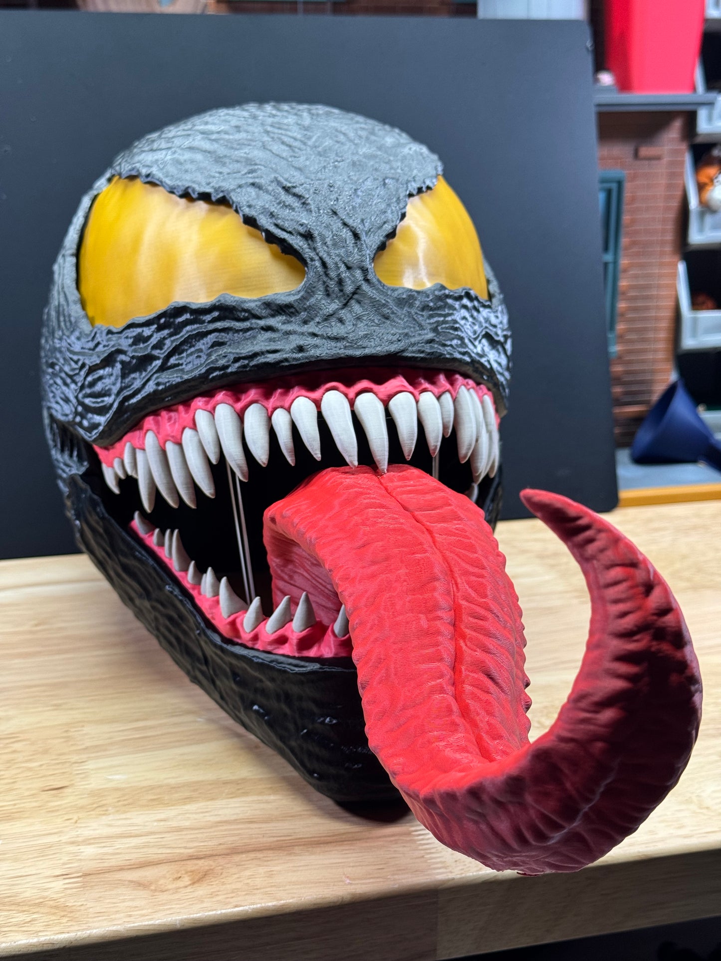 Venom Movie Inspired Helmet - 3D Printed