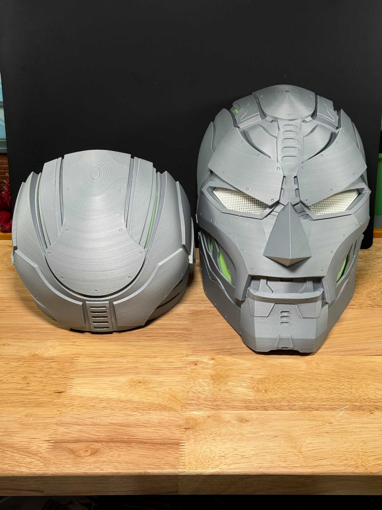 Dr Doom Inspired Helmets and Masks 3D Printed Cosplay