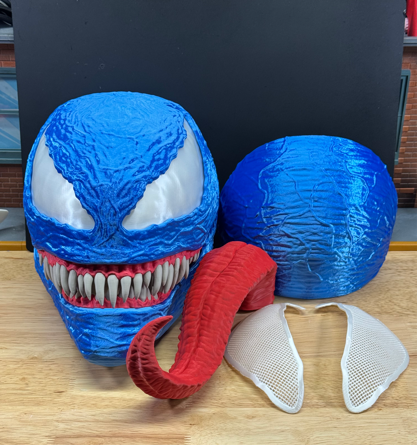 Venom Movie Inspired Helmet - 3D Printed