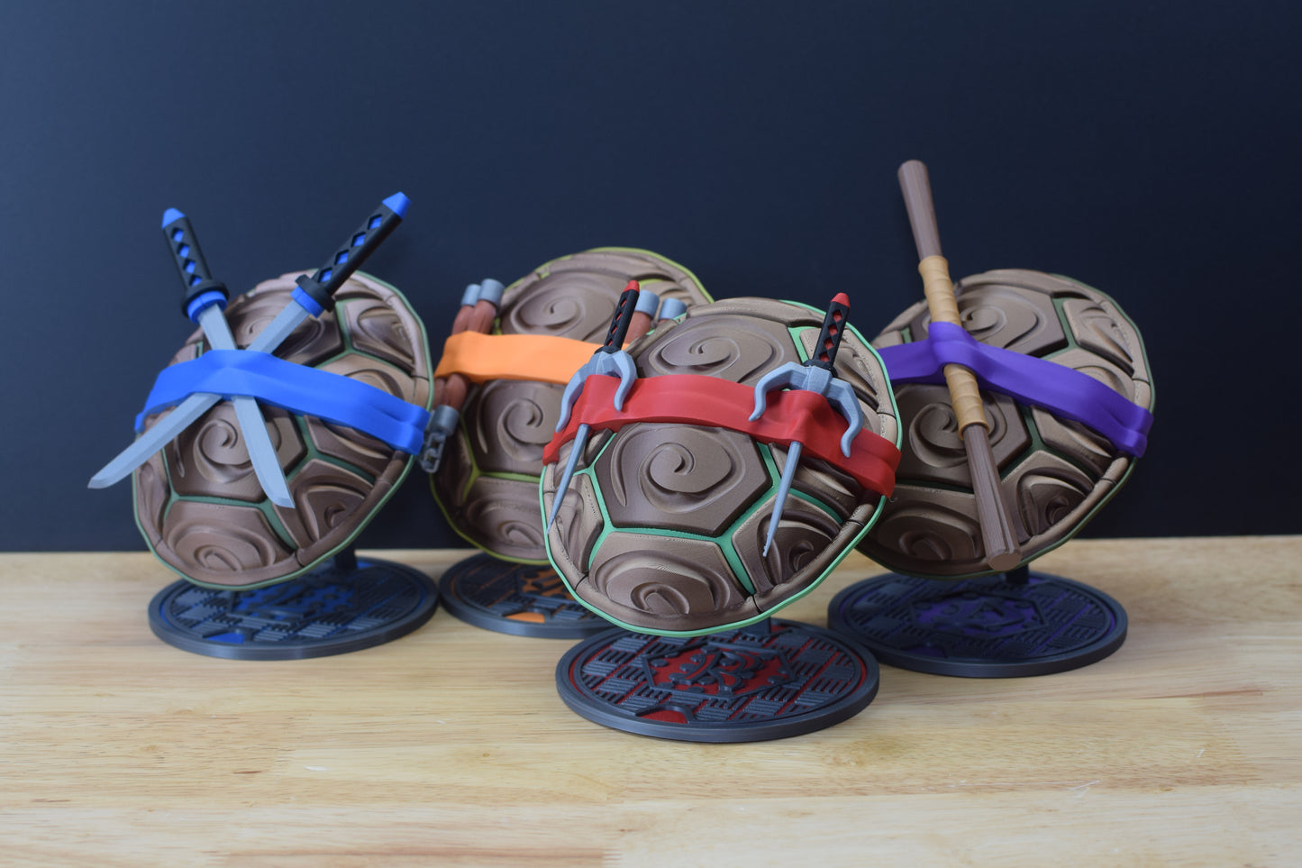 Ninja Turtles Shell Desktop Accessory Display – TMNT Inspired Collectible