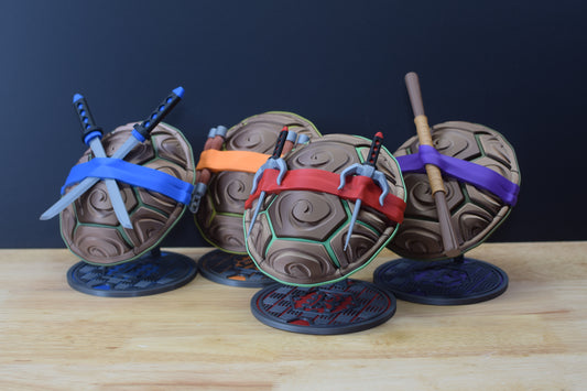Ninja Turtles Shell Desktop Accessory Display – TMNT Inspired Collectible