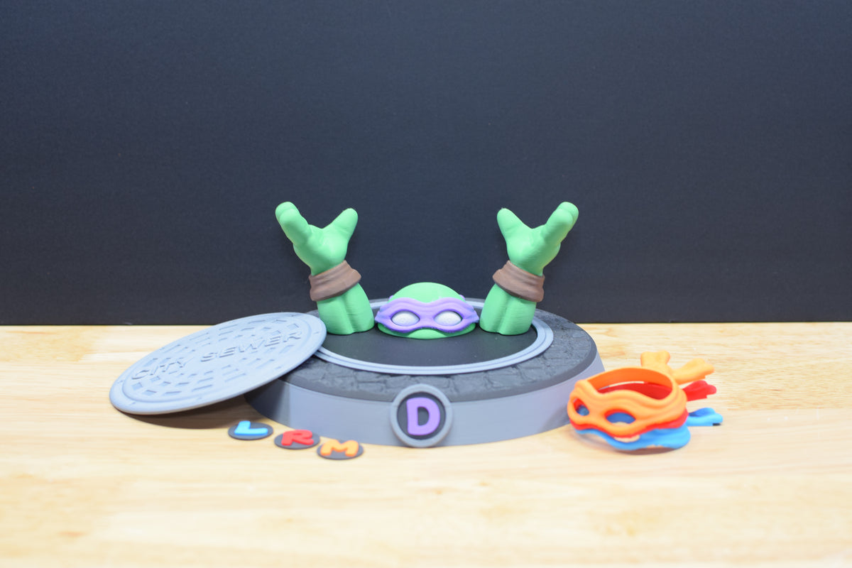 TMNT Inspired Gaming Controller Holder Stands