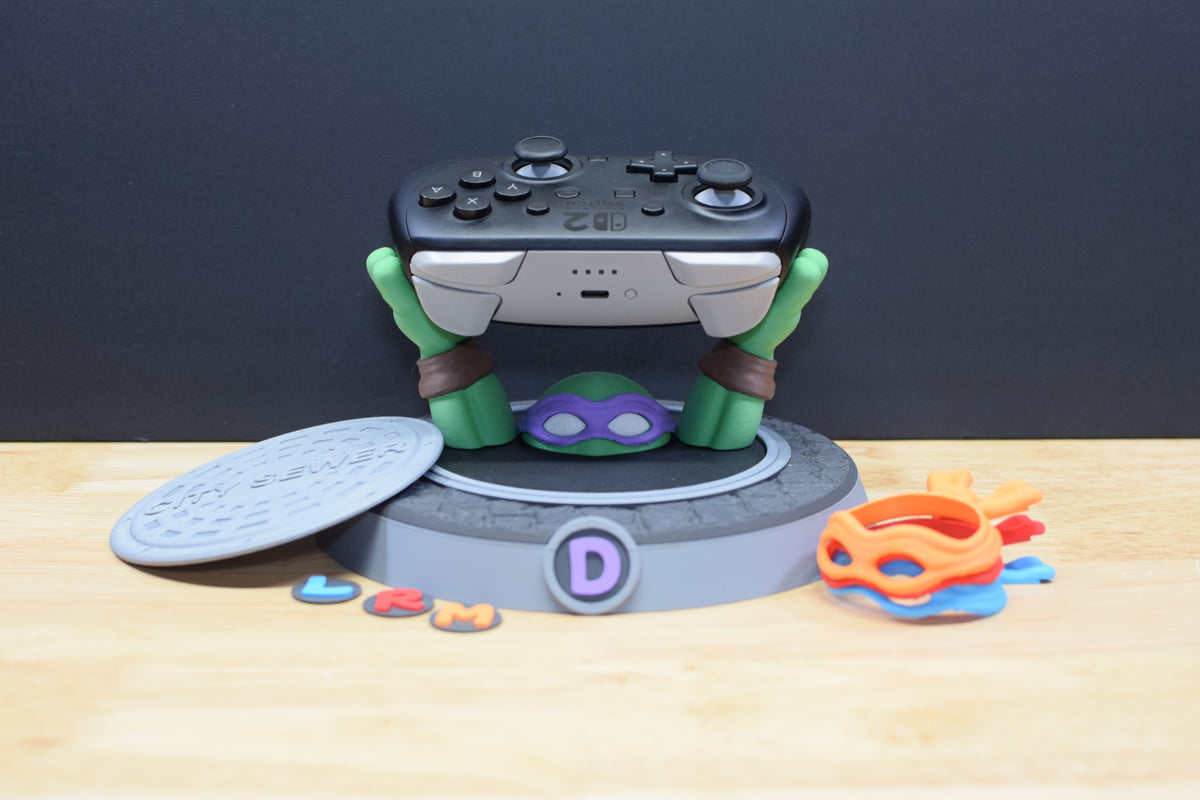 TMNT Inspired Gaming Controller Holder Stands
