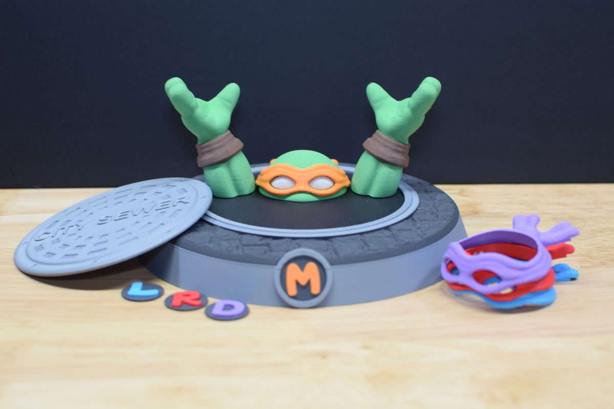 TMNT Inspired Gaming Controller Holder Stands