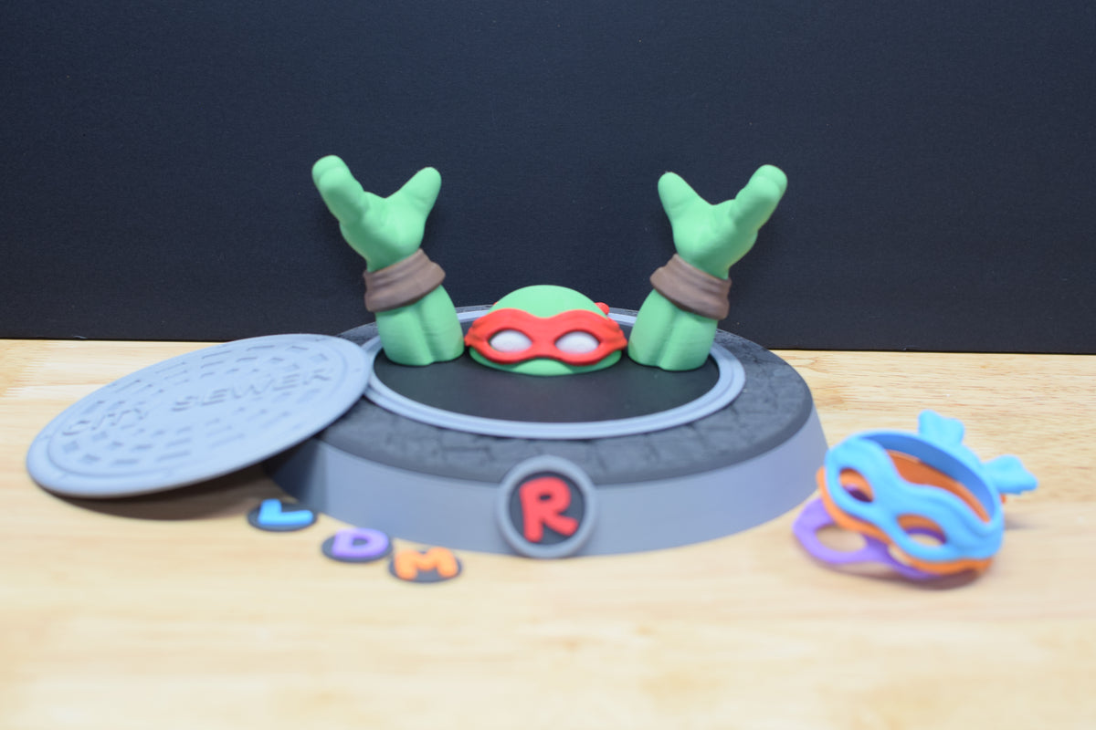 TMNT Inspired Gaming Controller Holder Stands