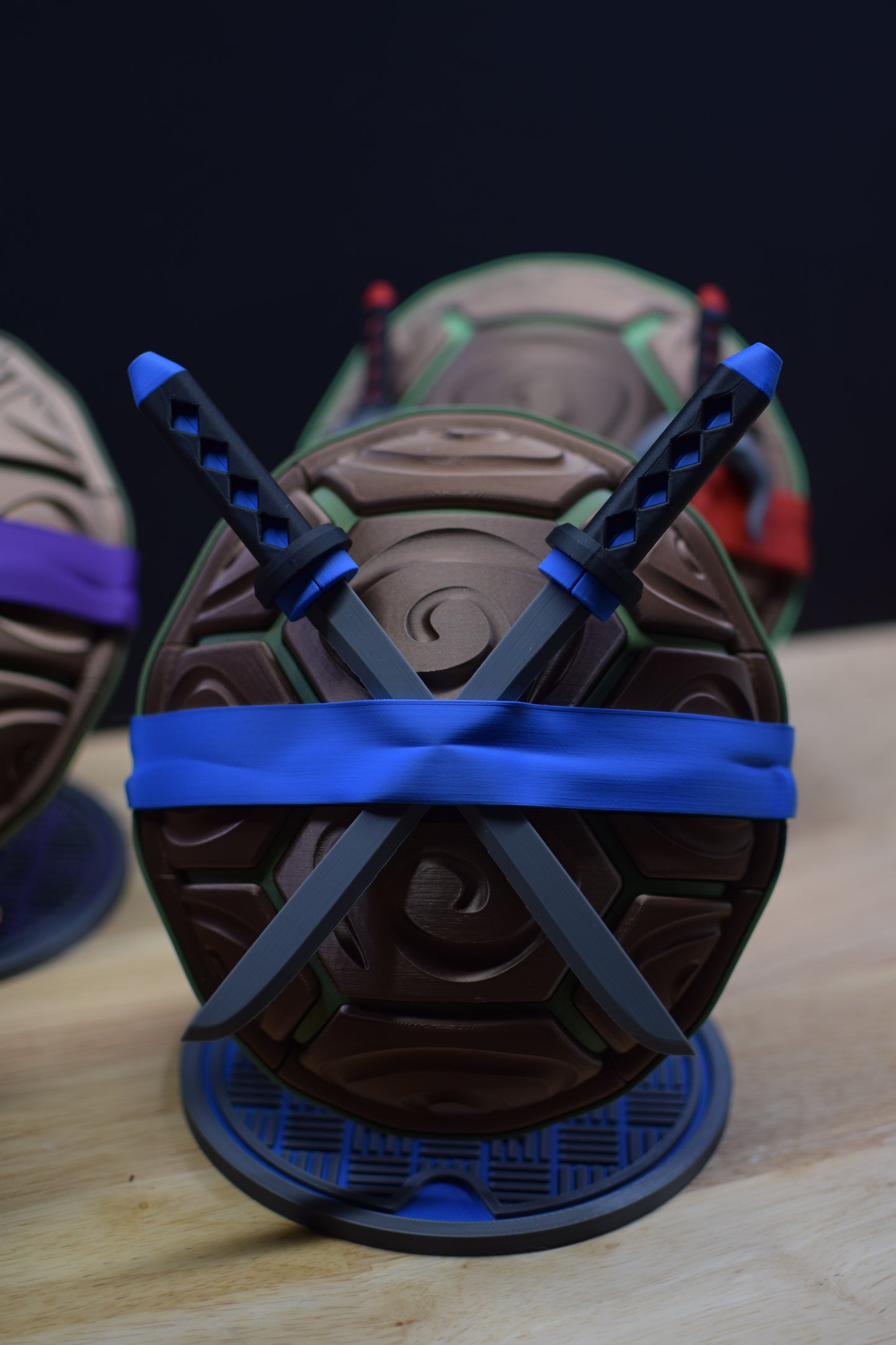 Ninja Turtles Shell Desktop Accessory Display – TMNT Inspired Collectible