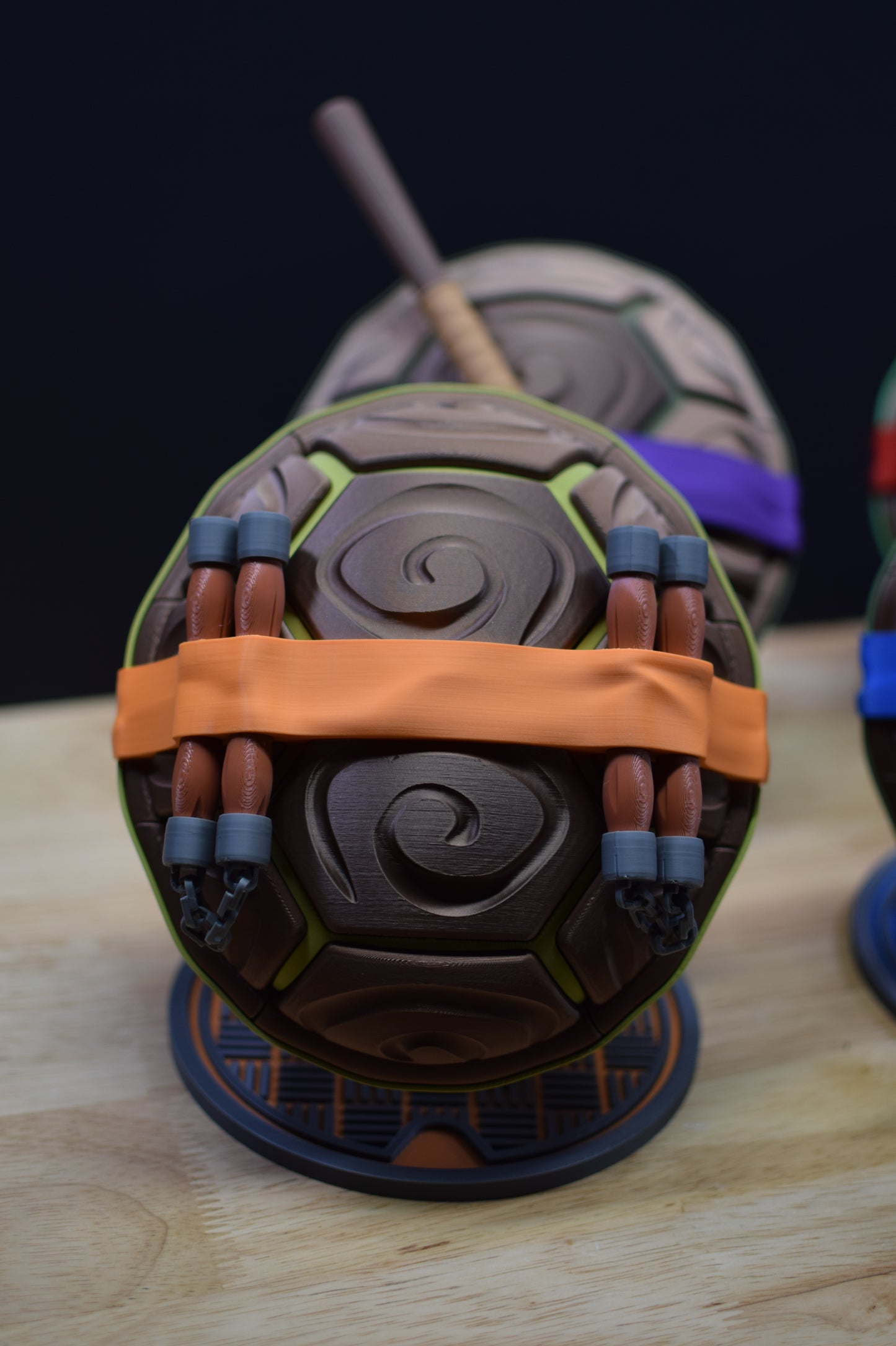Ninja Turtles Shell Desktop Accessory Display – TMNT Inspired Collectible