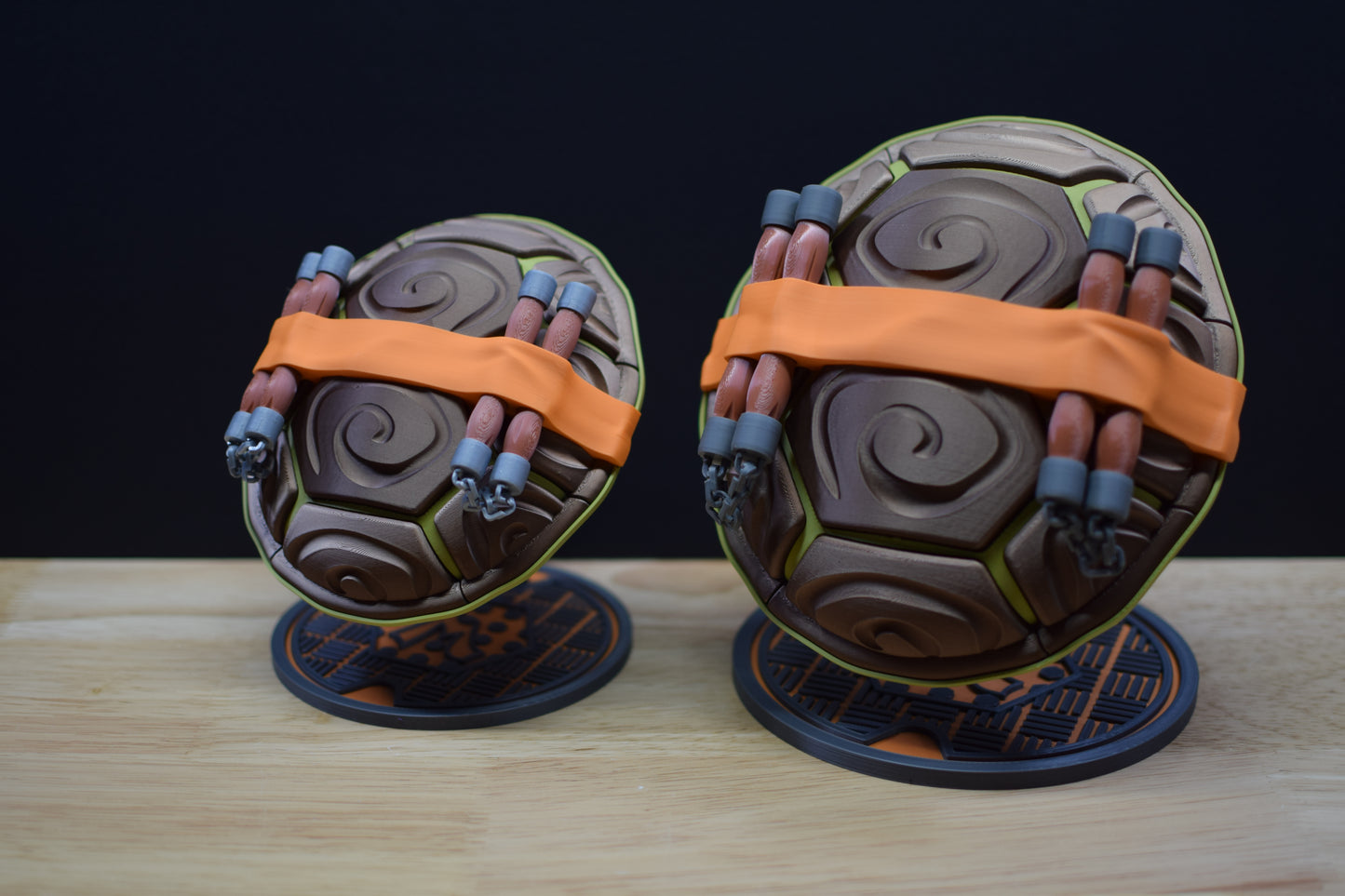 Ninja Turtles Shell Desktop Accessory Display – TMNT Inspired Collectible