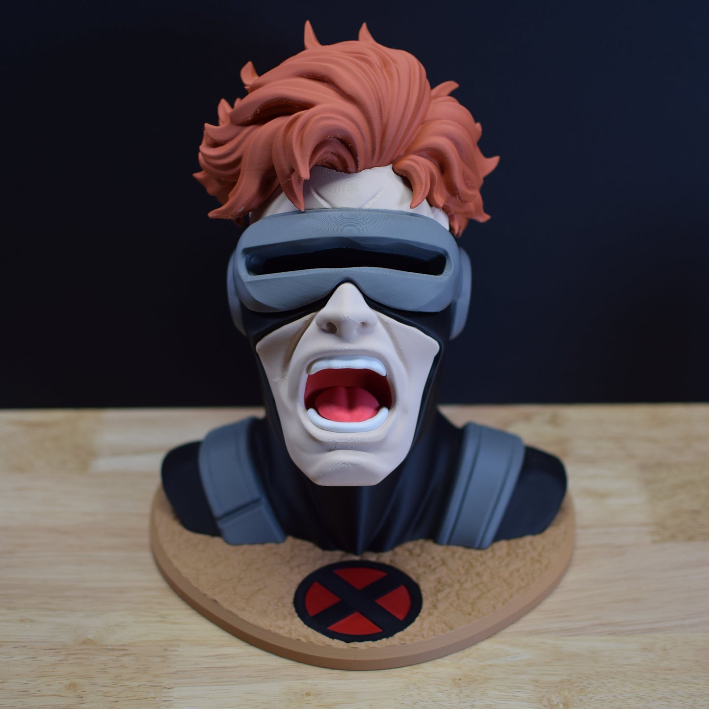 Superhero and Villain Bust Gaming Controller Mount & Desk Display