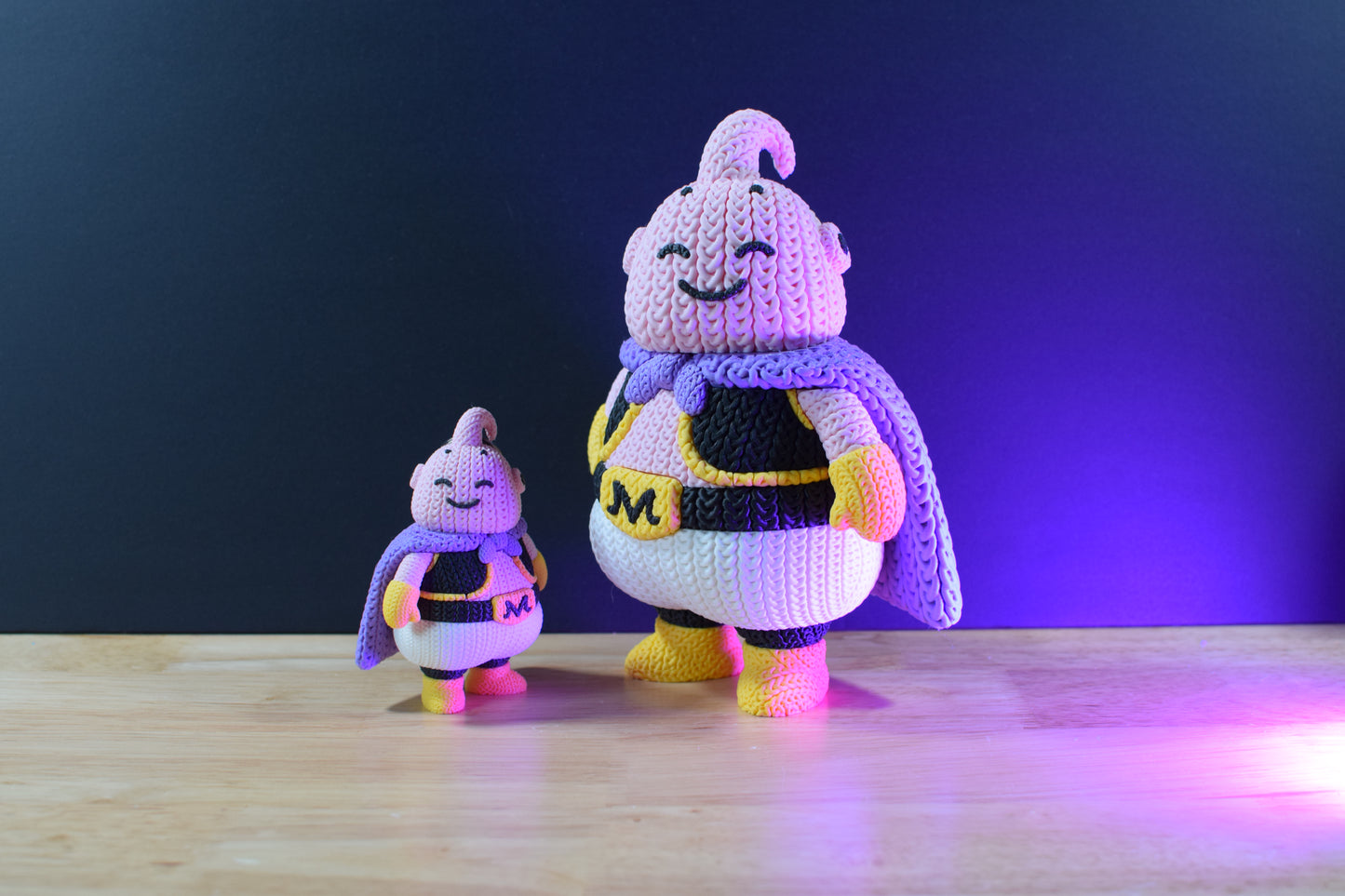 Crochet-Style Anime & Gaming 3D Printed Figures | Pop Culture Collectible Statue