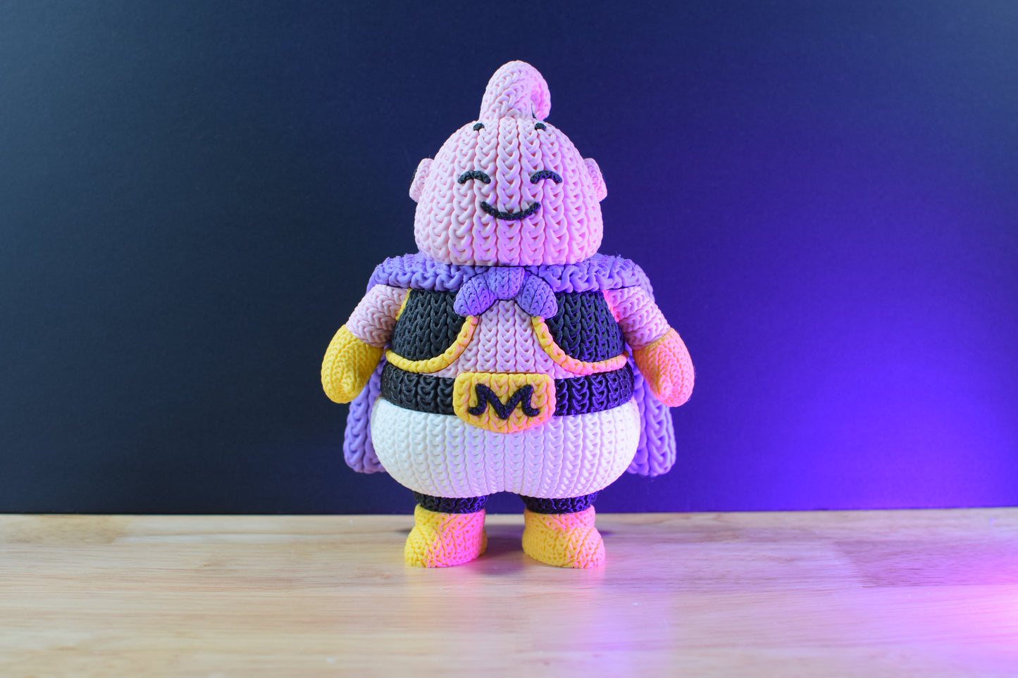 Crochet-Style Anime & Gaming 3D Printed Figures | Pop Culture Collectible Statue