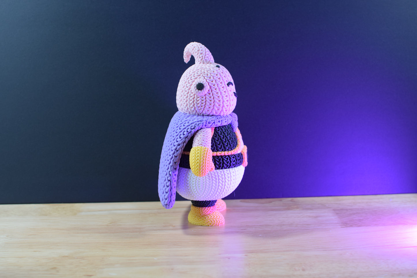 Crochet-Style Anime & Gaming 3D Printed Figures | Pop Culture Collectible Statue