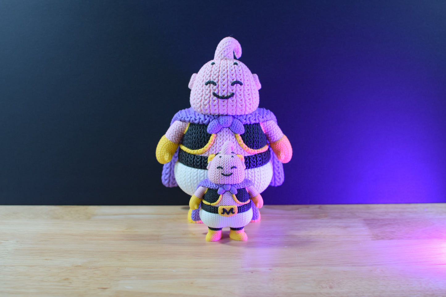Crochet-Style Anime & Gaming 3D Printed Figures | Pop Culture Collectible Statue