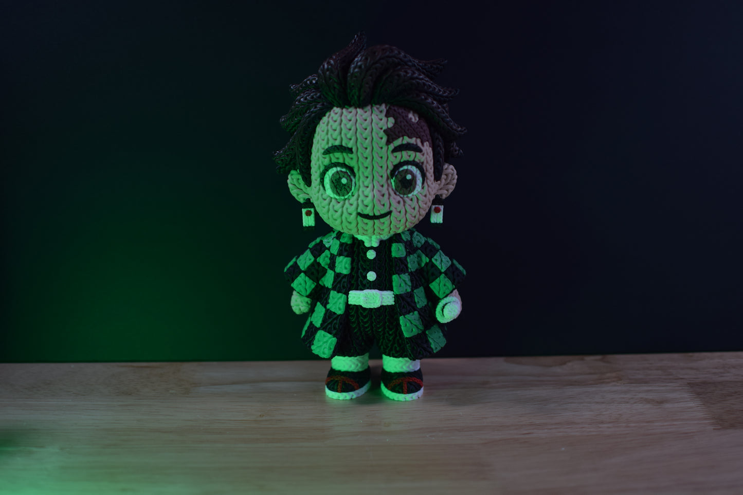 Crochet-Style Anime & Gaming 3D Printed Figures | Pop Culture Collectible Statue