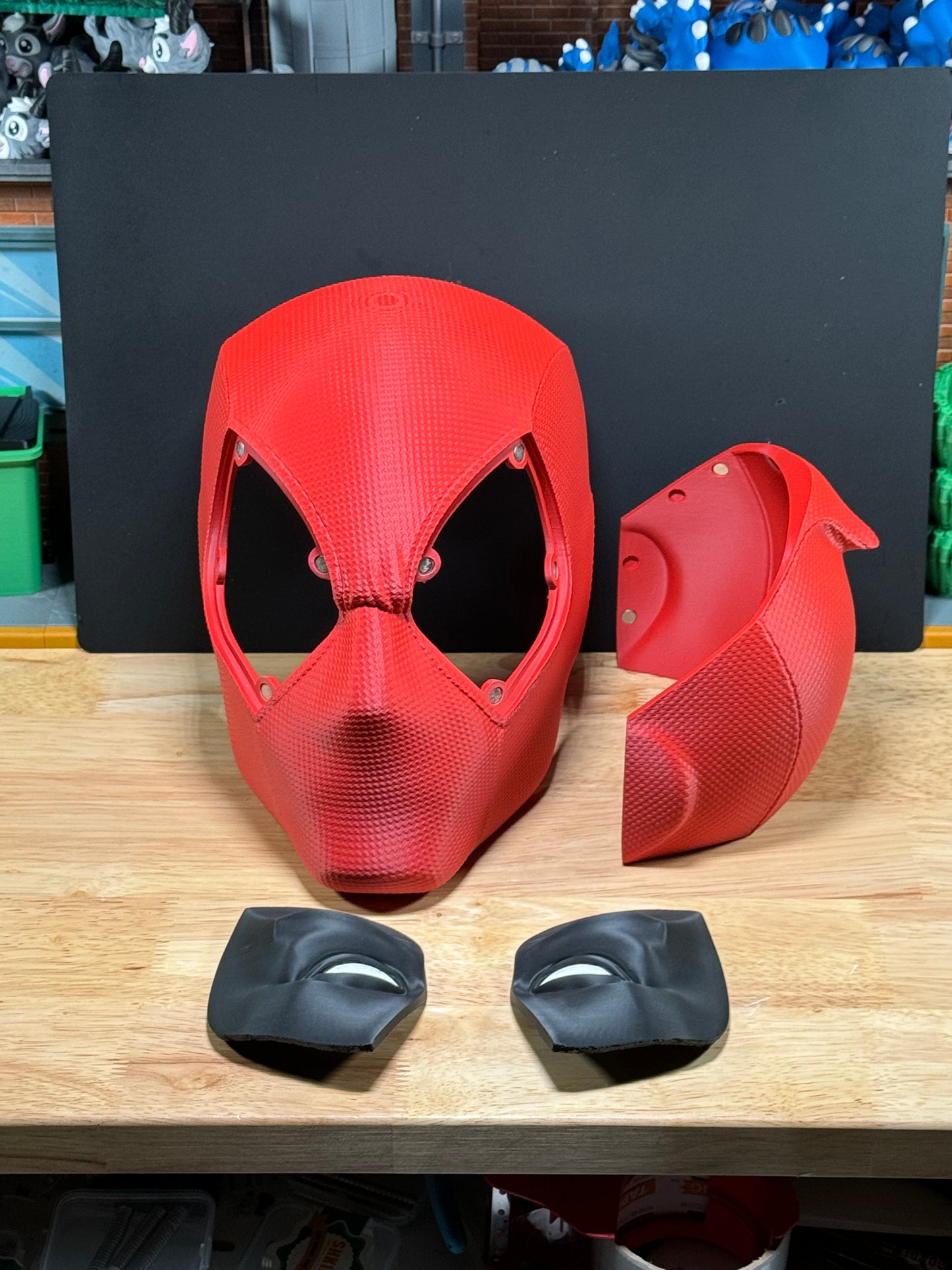 Comicbook Deadpool Inspired Helmet Mask 3D Printed Cosplay