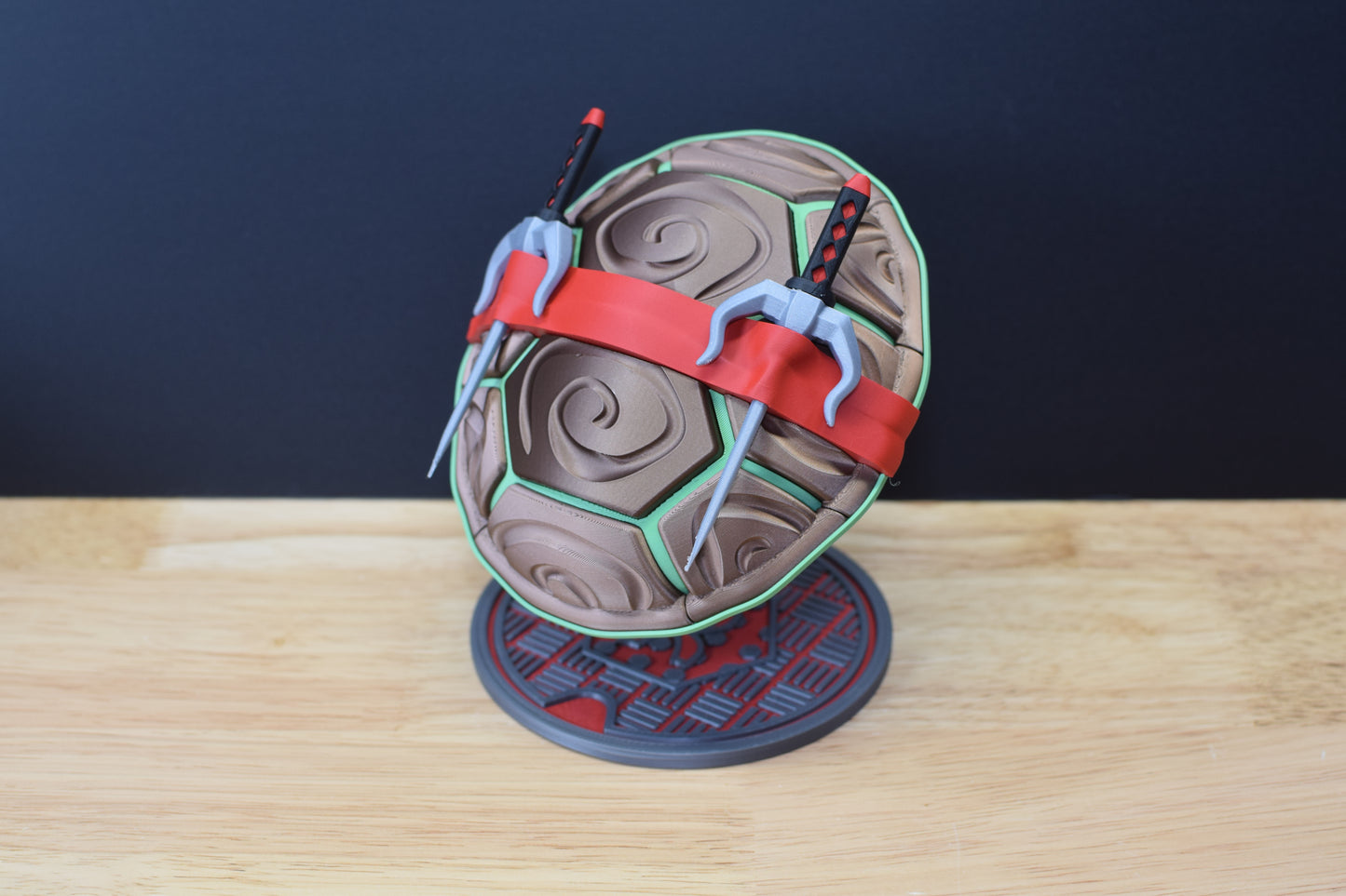Ninja Turtles Shell Desktop Accessory Display – TMNT Inspired Collectible