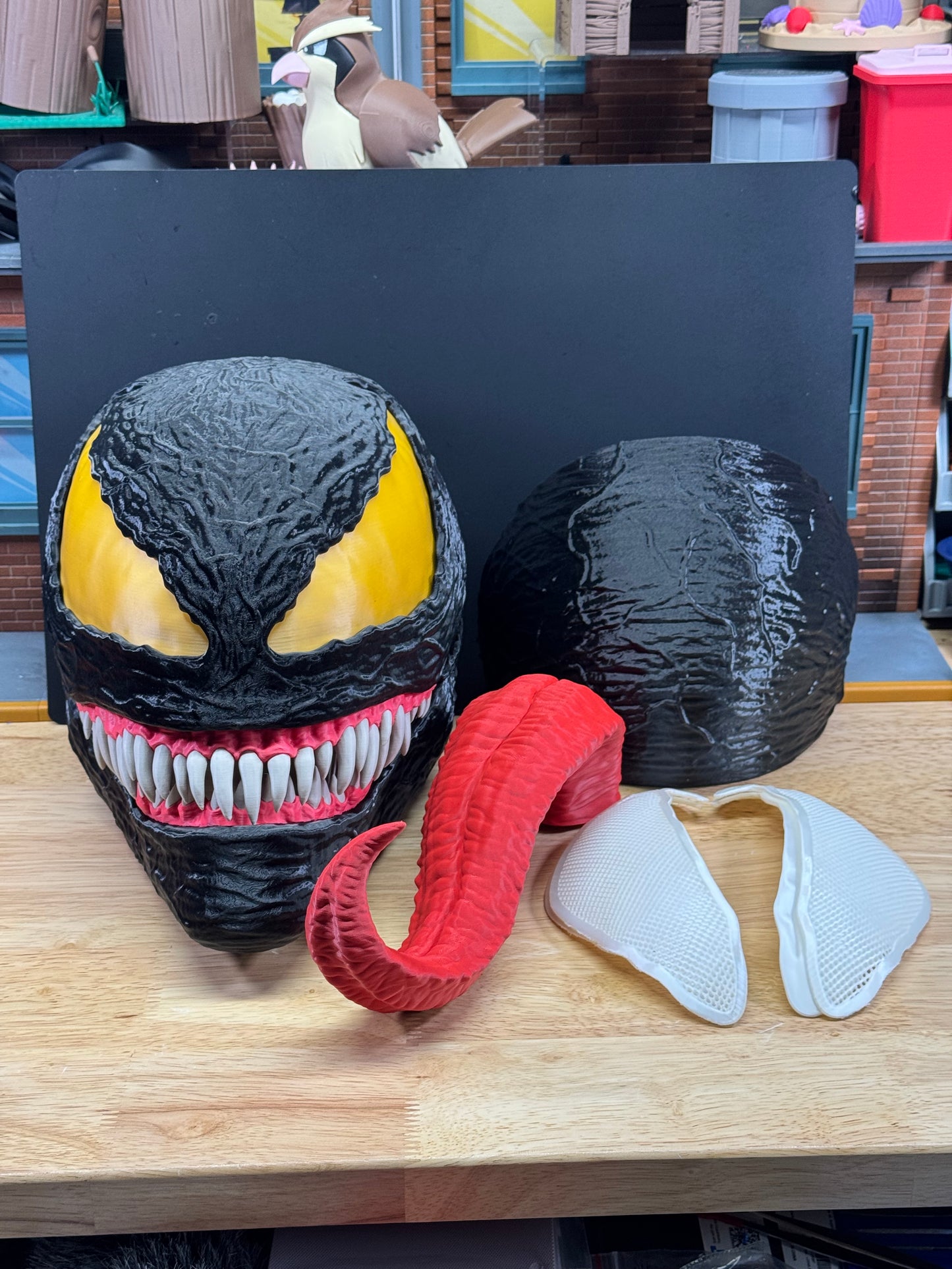 Venom Movie Inspired Helmet - 3D Printed