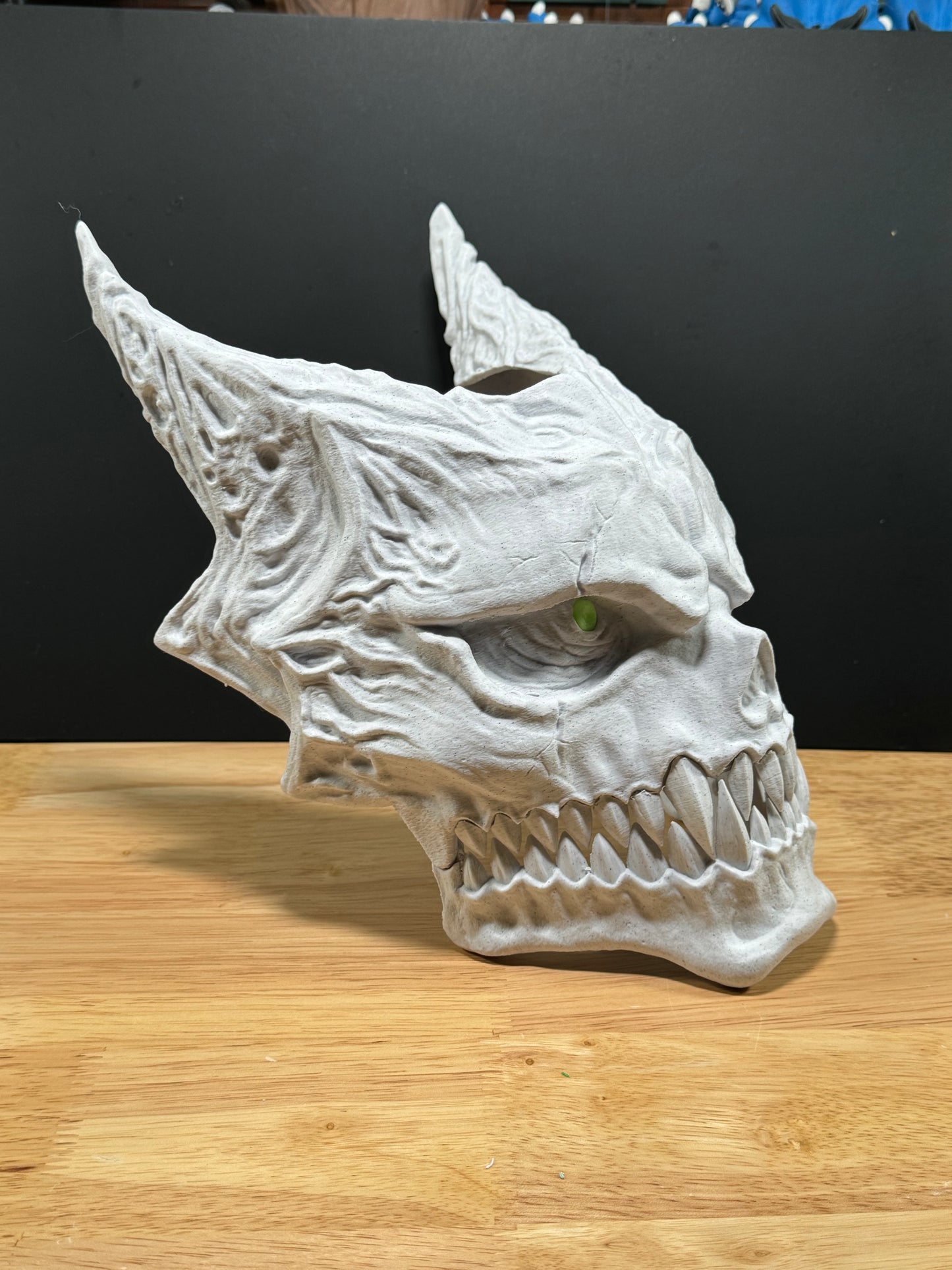 Kaiju No. 8 Inspired Mask - 3D Printed Cosplay